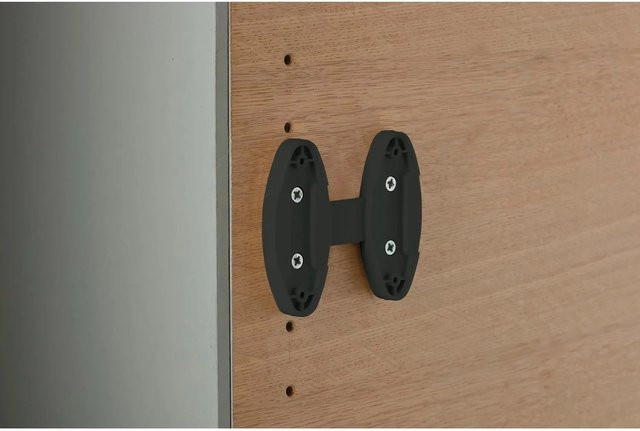 Servetto Abstandshalter Self System aus Kunststoff in Schwarz, 10 mm - Bild 1