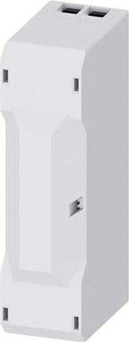 Siemens Sammelschienensystem 8US2, Anschlussmodul frontseitig, 6 bis 50 mm², Farbe: Weiß, B/T/H: 4,5 x 16,0 x 0,1 cm - Bild 1