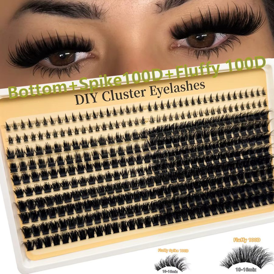 Ams 5D Fluffy Lash Bundle, Black, Unisex - Bild 2