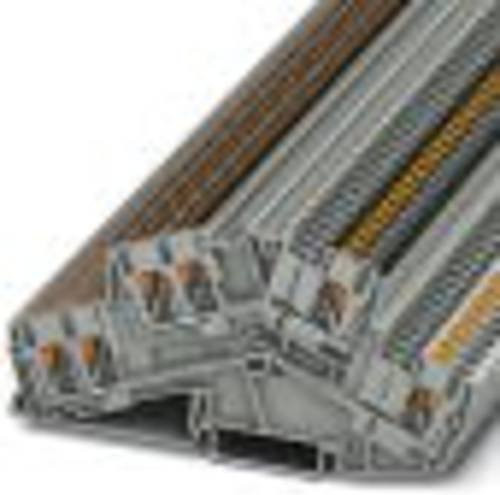 Phoenix Contact 3210603 Doppelstockklemme Zugfeder Grau 5,2 mm 50 Stück - Bild 1