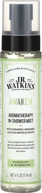 J R Watkins Erwachen Aromatherapie Duschnebel Rosmarin und Rosenholz 118 ml - Bild 1