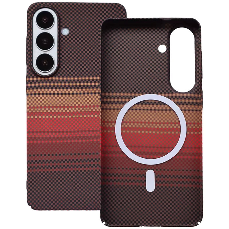 Magnetische MagSafe Handyhülle mit Carbonfaser-Textur für Samsung Galaxy S26 S25 S24 S23 S22 Ultra A55 A56 A15 A57 in Multicolour Matte Abdeckung - Bild 7