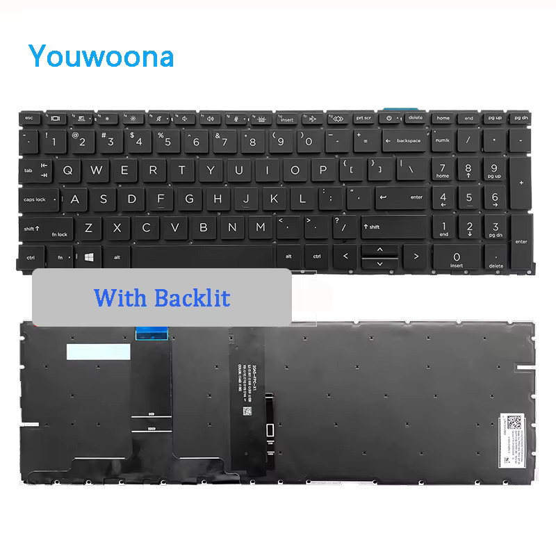 Original HP Laptop-Tastatur für ZBook Power 15,6 Zoll G8 G9 G10 Mobile Workstation in Schwarz - Bild 1