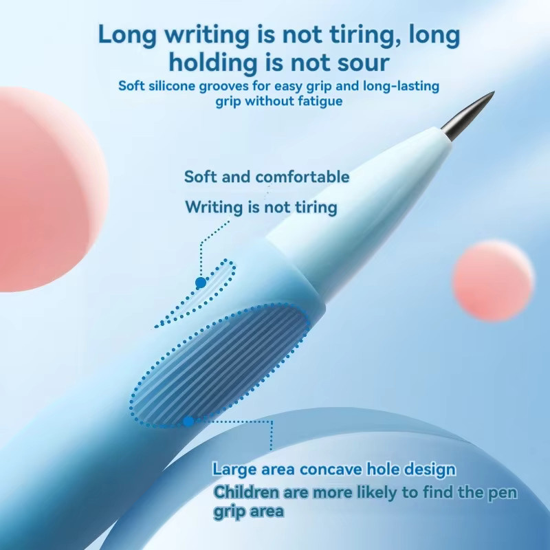 Kawaii Delphin Druckbleistift-Set mit 2 mm HB Graphitmine für Schule und Zeichnen - Bild 3