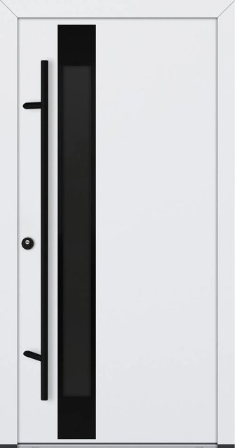 FM Türen Innenbeschläge Set Modell 34 Weiß Links Modern aus Stahl B: 100 cm, H: 200 cm - Bild 1