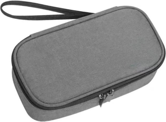 Wasserdichte Insulin-Kühltasche von Ruihang als tragbarer Medikamenten-Kühlschrank für Pillenschutz in Grau - Bild 1