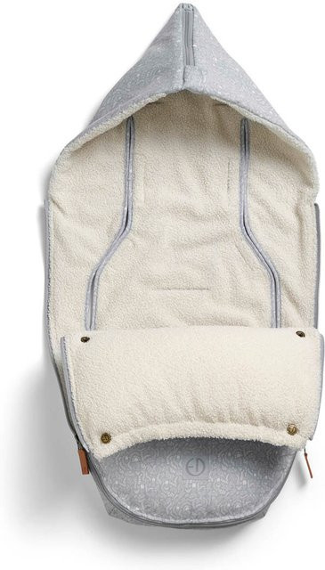 Monkey Sunrise Elodie Fußsack für Babyschale in Grau - Bild 1
