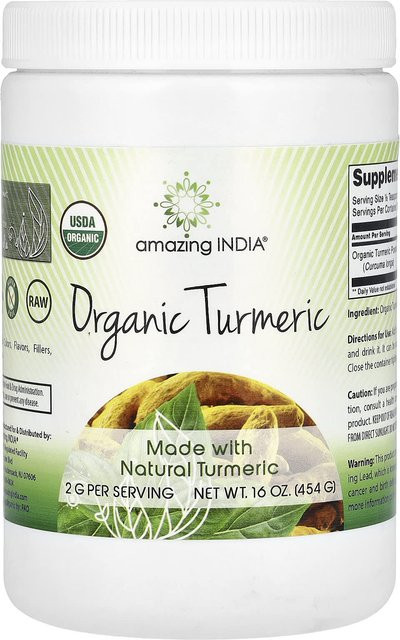 Amazing India Kurkuma Bio gemahlen 454 g - Bild 1