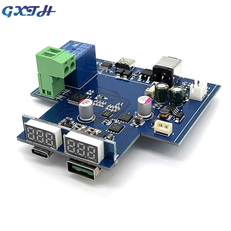 GXTH CNC Geregeltes Stromversorgungsgehäuse-Kit aus Aluminiumlegierung mit PD Vollprotokoll-Schnellladung in Schwarz - Bild 3