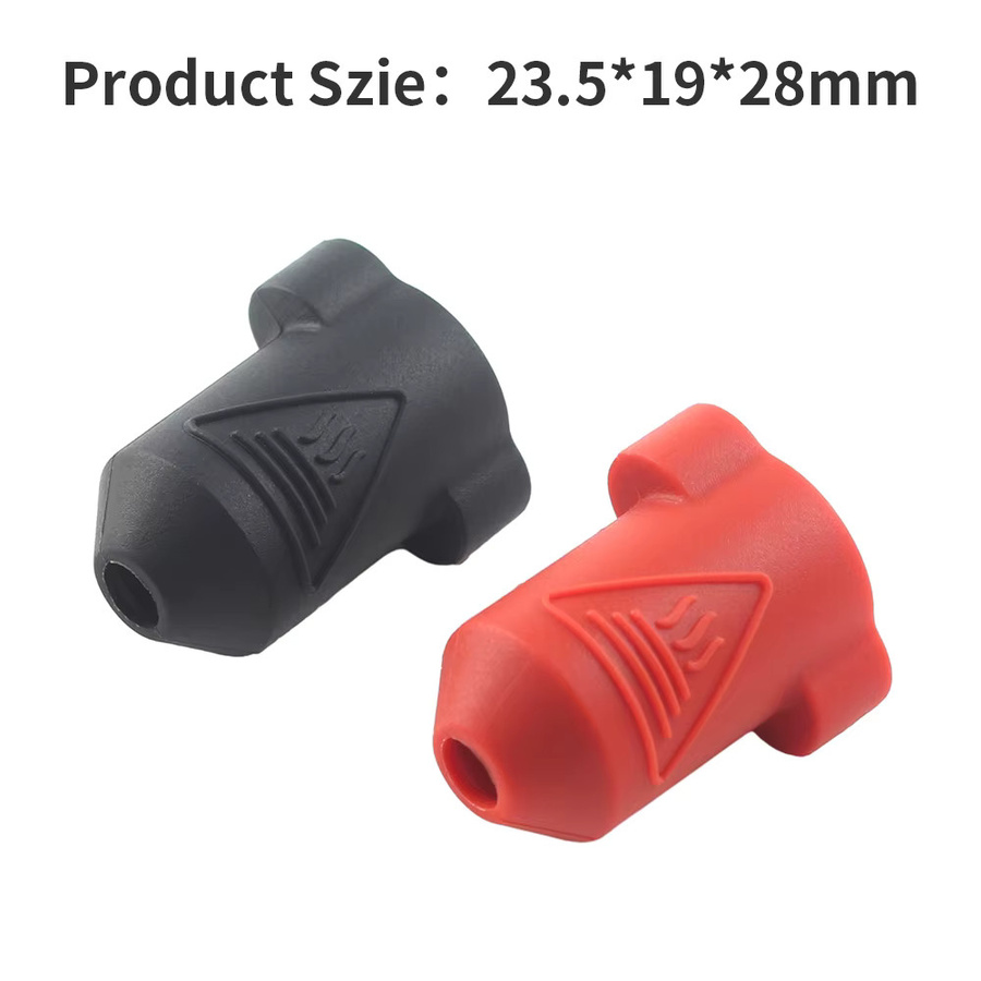 Creality K1 und K1 Max Silikon Socken Schwarz Rot zur Wärmedämmung für den Keramik Heizblock - Bild 2