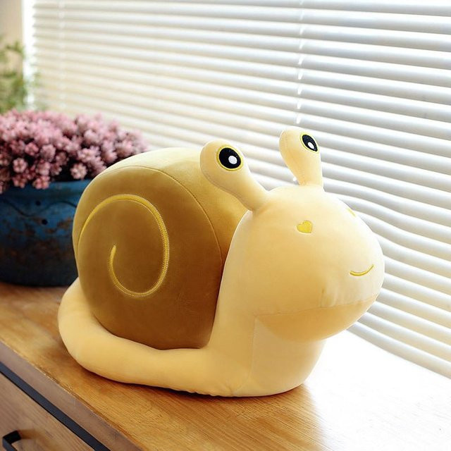 Wucifang Bags Turbo-Schnecke Plüschtier, gelb, 45cm, ab 3 Jahren - Bild 1