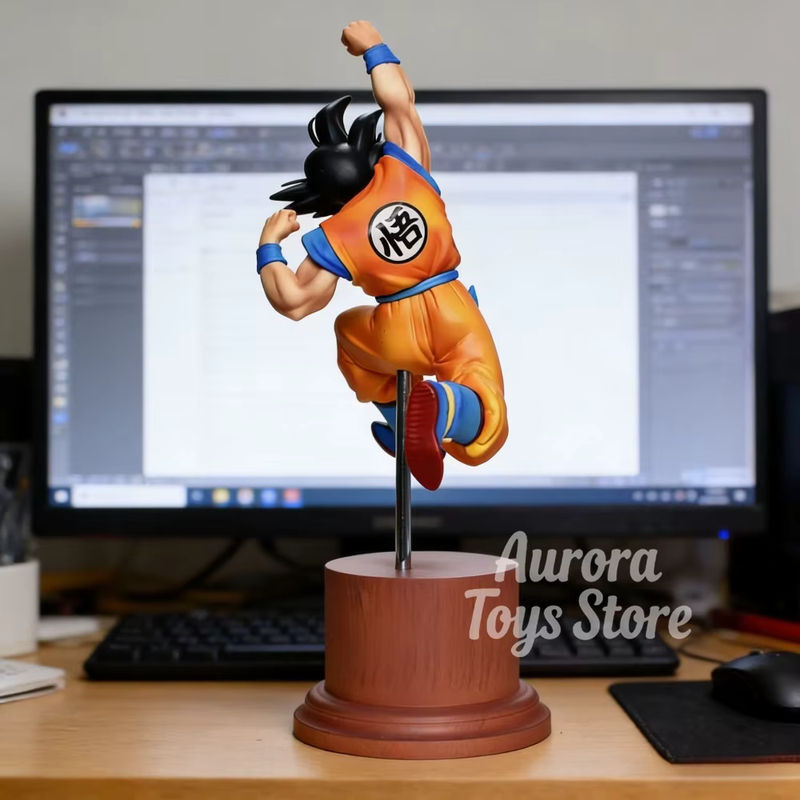 Bandai Dragon Ball Z Goku Actionfigur aus PVC in Orange, 25 cm Höhe - Bild 3