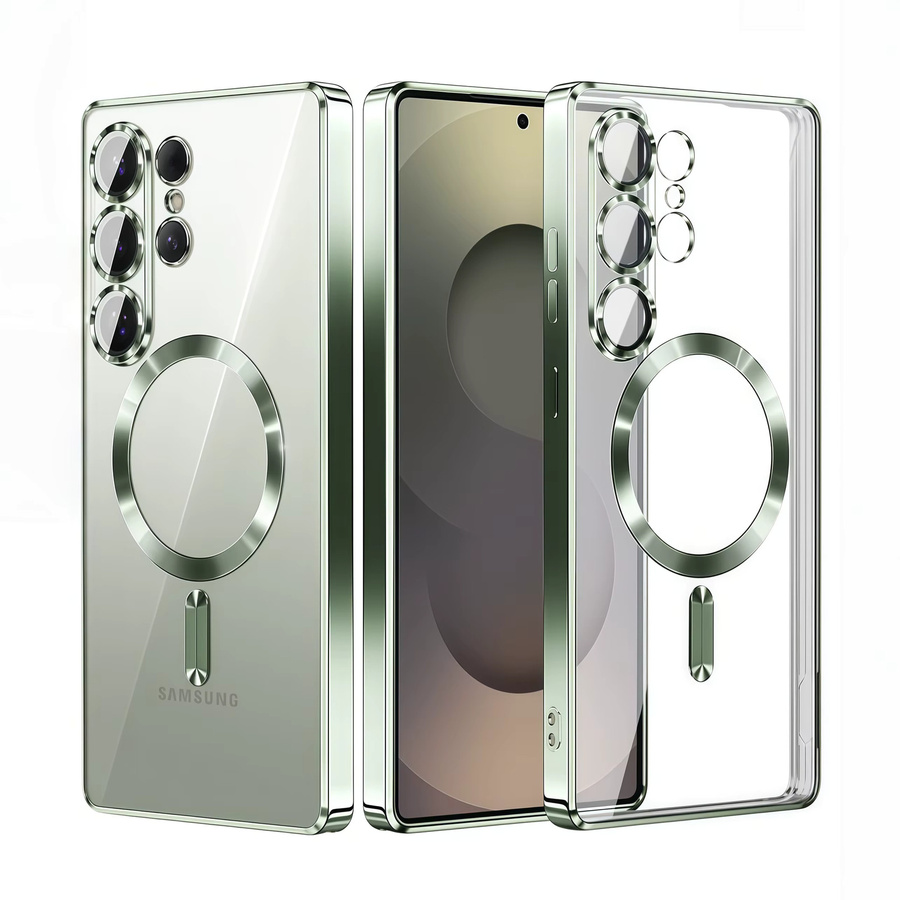 Magnetische Luxus-Handyhülle mit vollständigem Kameraschutz für Samsung Galaxy S26 Ultra und Galaxy S26+, Transparent - Bild 2