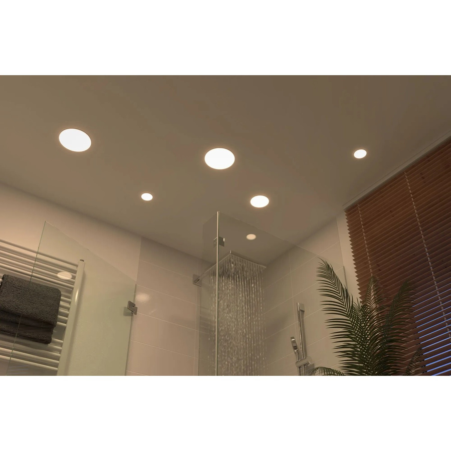 Paulmann Veluna VariFit LED-Einbauleuchte rund, Farbe: Weiss, Durchmesser: 12,5 cm - Bild 4