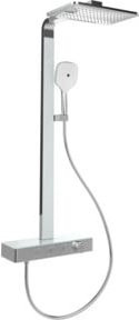 Villeroy & Boch Duschsystem Infinity Showers in Chrom mit Handbrause und Thermostat, Wandmontage, B/T/H: 41,3 x 10,8 x 56,1 cm - Bild 1