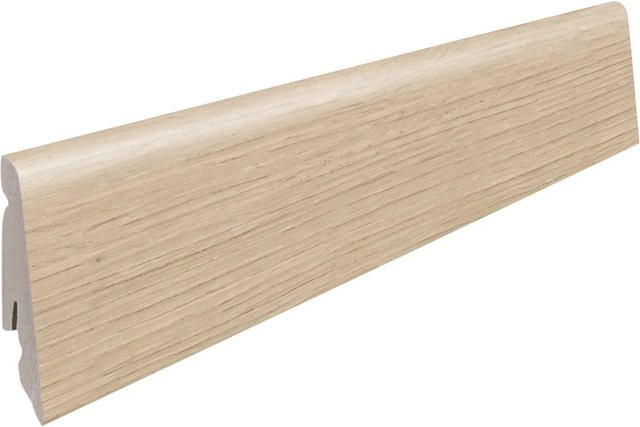 Living by Haro Sockelleiste Eiche Langley/Bari Creme, Höhe: 5,8 cm, Tiefe: 1,9 cm, Länge: 220 cm - Bild 1