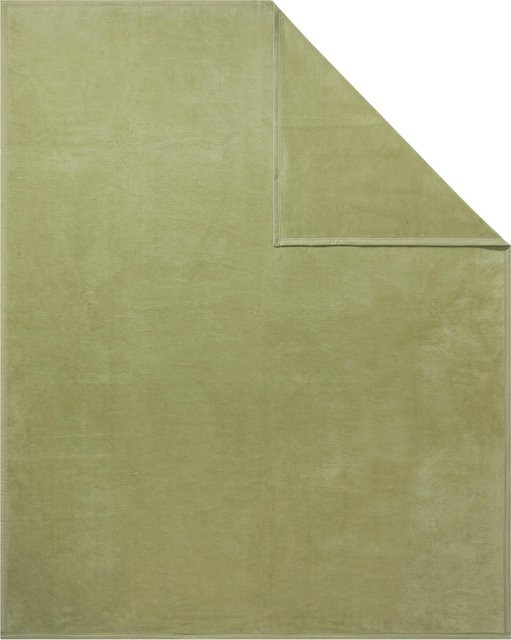 Ibena Wohndecke Green B/T/H: 200 x 150 x 1 cm aus Baumwolle und Polyacryl - Bild 1