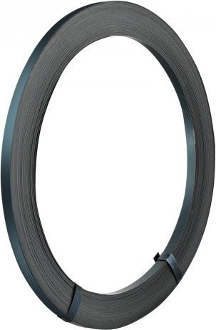 VEVOR Stahlumreifungsband Schwarz, Rolle mit 100 m Länge, Breite: 1,27 cm, Dicke: 0,41 mm, Bruchfestigkeit: 500 kg - Bild 1