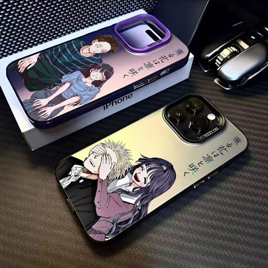 D-Dignity Handyhülle Duftende Blumenblüten für Apple iPhone 11 bis 17 Pro Max Air Mehrfarbig Matt Metallic Aurora - Bild 3