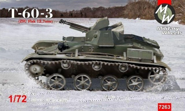 T-60-3 (ZSU Flak 12,7 mm), Fahrzeug, 1:72, Grün - Bild 1