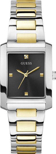 Guess Damenuhr Bonnie, Analoguhr, Quarz, Edelstahl, Schwarz, 28 mm - Bild 1
