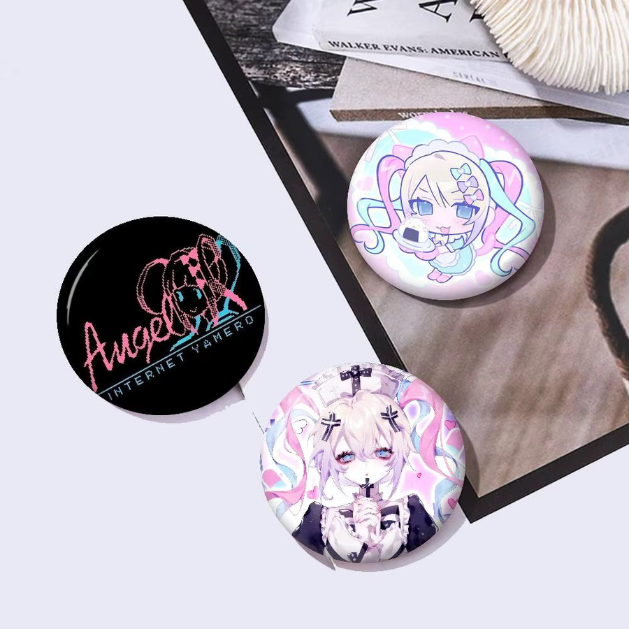 Kayou Needy Girl Overload Figuren-Icon-Abzeichen, Weißblechbrosche - Bild 3