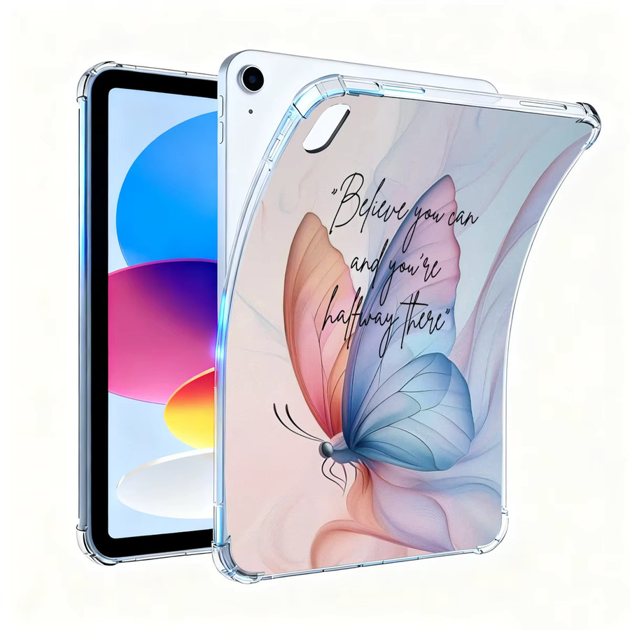 Schutzhülle mit Schmetterlings-Design für Samsung Galaxy Tab A9, S10 FE, A9 Plus, S6 Lite, S10 Lite, A11, A8, S9 FE Plus, S7 FE und S8 aus Silikon - Bild 4