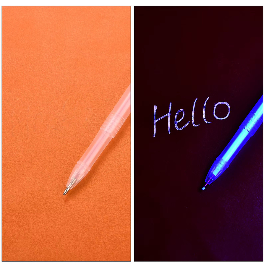 Kreative Magie UV Licht Unsichtbare Tinte Stifte und Nachfüllset für Kinder zum Gestalten von Leder und Schuhen - Bild 3