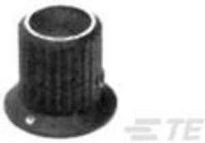 TE Connectivity Drehknopf mit Punkt Schwarz Ø 9,5 mm - Bild 1