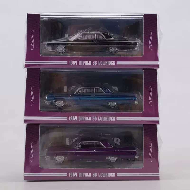 Bburago Chevrolet Impala SS 1964 Lowrider, Druckguss-Modellauto, 1:64 - Bild 2