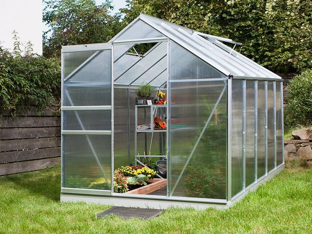 VITAVIA Gartengewächshaus-Set Venus mit ca. 6,2 qm Anbaufläche - Bild 1