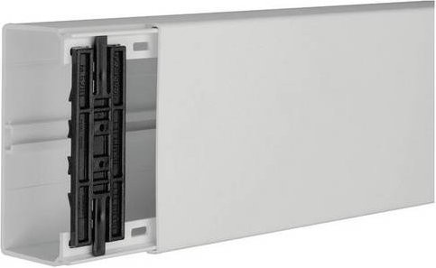 Hager Kabelkanal Grau B: 13,0 cm, H: 6,1 cm, L: 200 cm - Bild 1