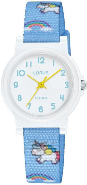 Lorus Kinderuhr, Analoguhr, Quarz, Kunststoff, 27 mm, Weiß, 10 ATM - Bild 1