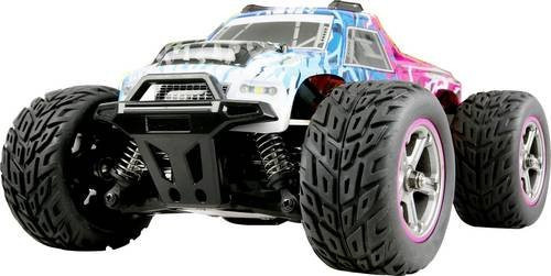 Amewi MAX20 Monstertruck RC Modellauto Elektro 1:20 Blau Pink - Bild 1