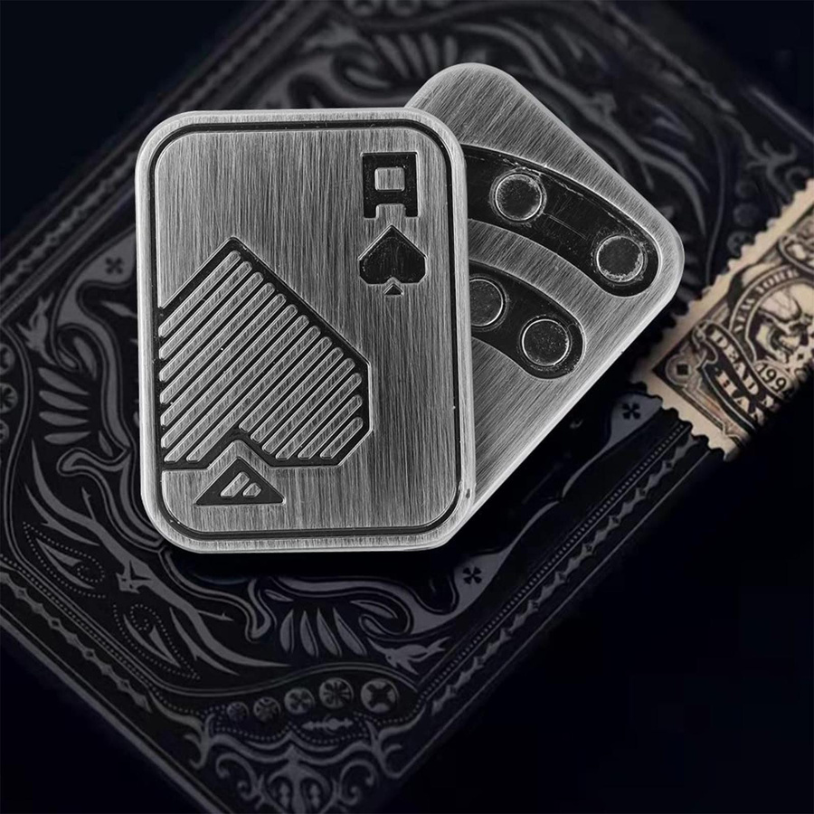 Koogeelife Poker Push Card Magnetischer Metall Poker Slider - Bild 4
