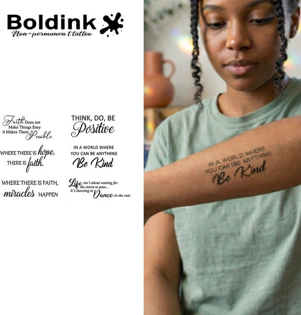 BOLDINK Tattoo-Aufkleber, Unisex - Bild 1
