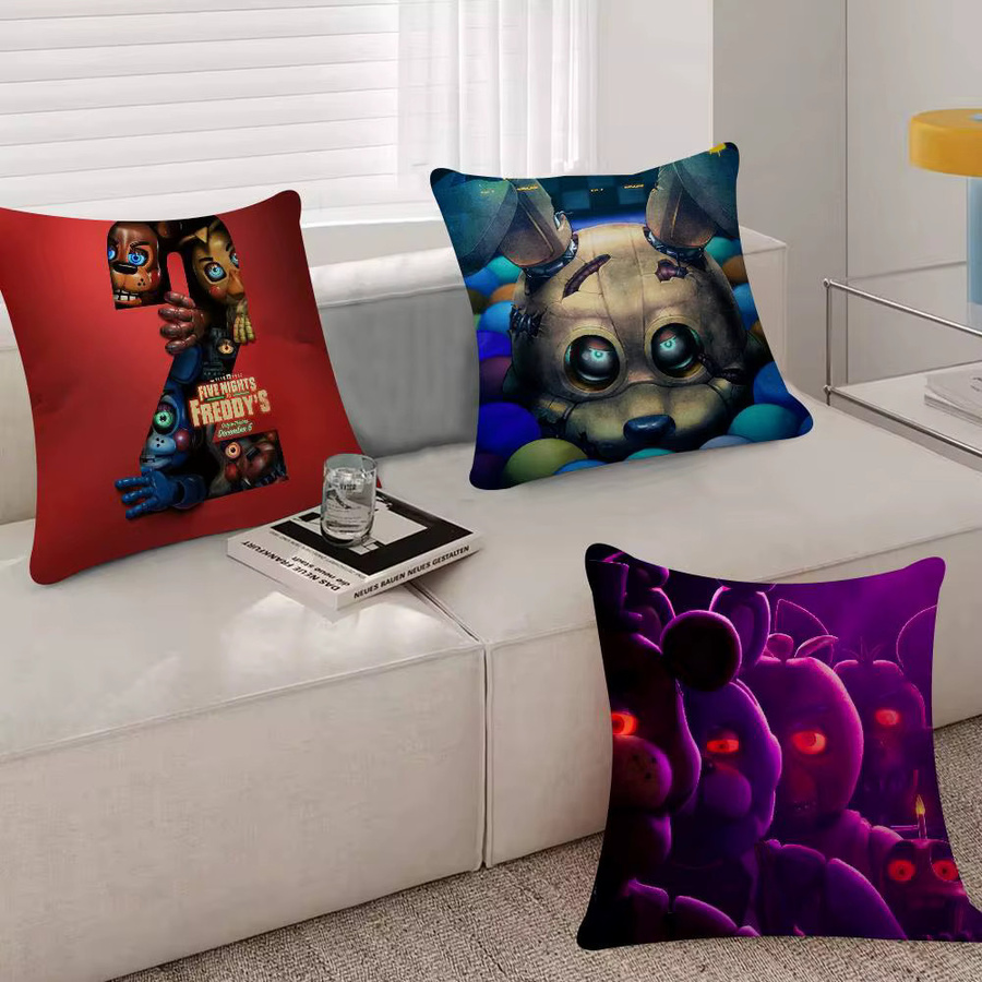 Five Nights At Freddys Kissenbezug von Rastar, quadratisches Design für Sofa und Schlafzimmer, Breite: 30 cm, Höhe: 30 cm - Bild 3