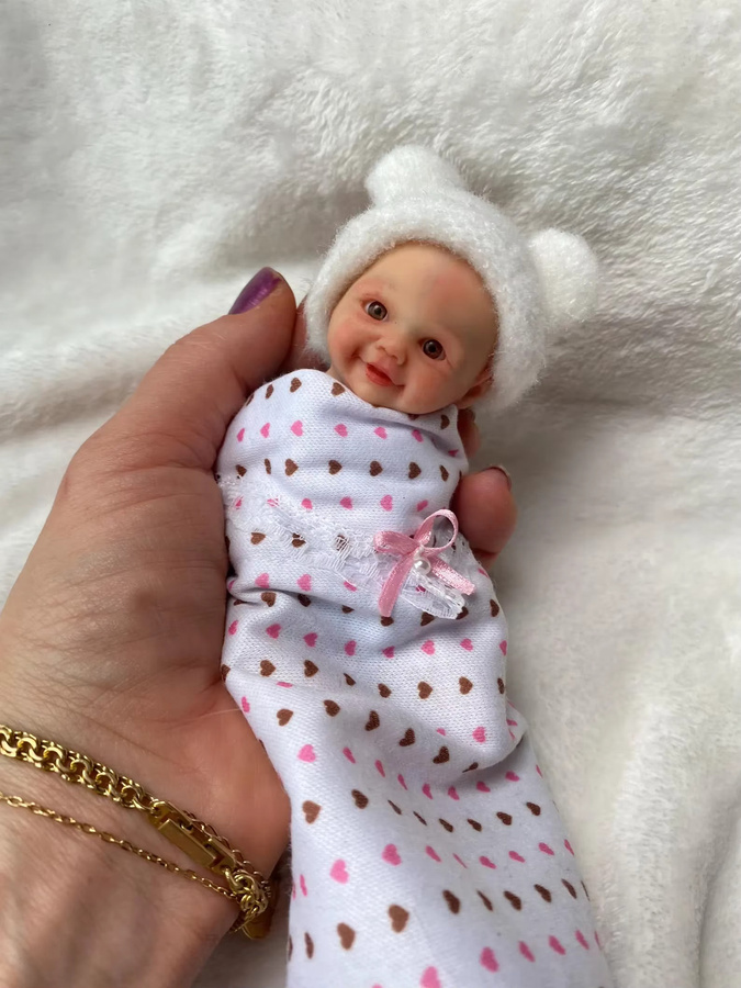 OtardDolls Reborn-Puppe, Silikon, 6 Zoll, Unisex - Bild 2