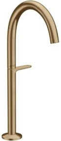 Hansgrohe Axor One Waschtisch-Einhebelmischer in Bronze mit Push-Open-Abfluss - Bild 1