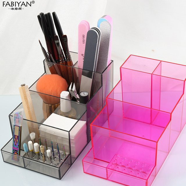 FABIYAN Nail Art Aufbewahrungsbox, Rosarot, Glänzend - Bild 1