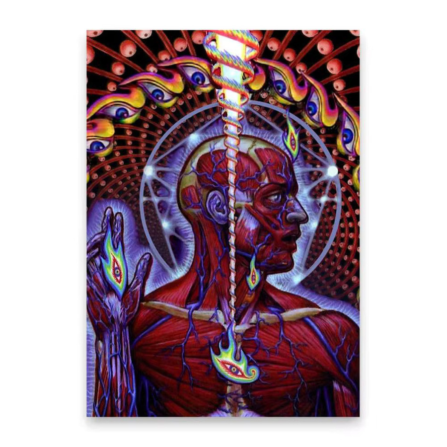 Singer Tool Poster zum Musikalbum 10.000 Tage von Tool als wasserdichte Wanddekoration für Wohnzimmer und Schlafzimmer B/H: 20,0 x 15,0 cm - Bild 4