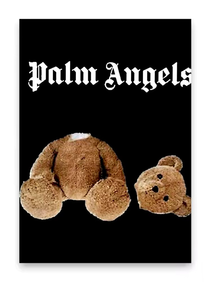 Minimalistisches Palm Angels Wandposter in Weiß mit abstraktem Tiermotiv, Rechteckig, Breite: 20 cm, Höhe: 15 cm - Bild 5