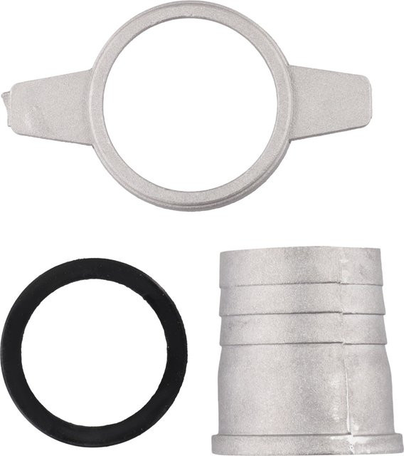 LEENKEA Wasserpumpen-Aluminiumrohrverbinder mit Gummidichtung in Silber - Bild 1
