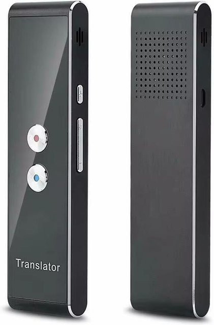 PRISMA Kabelloser Sprachübersetzer für 40 Sprachen mit Echtzeit-2-Wege-Übersetzung in Schwarz - Bild 1