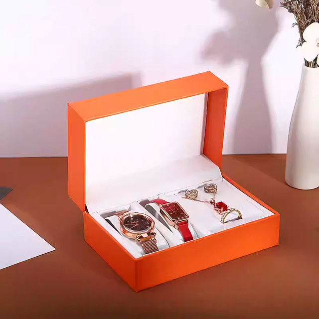 CAOWTAN Uhrenbox, PU-Leder, Damen und Herren - Bild 1
