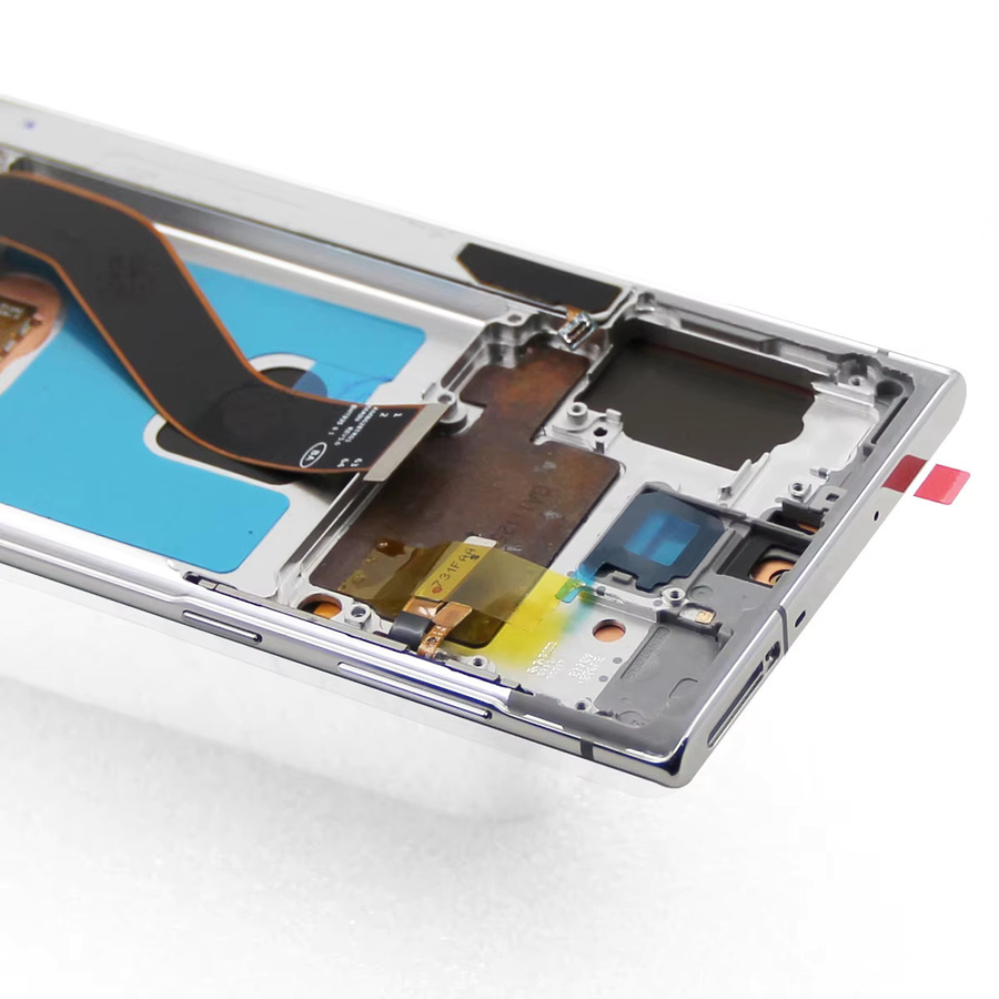 Samsung Note 10 N970 SM-N970F OLED Display mit Rahmen und LCD Touch Screen Digitizer in Schwarz - Bild 3