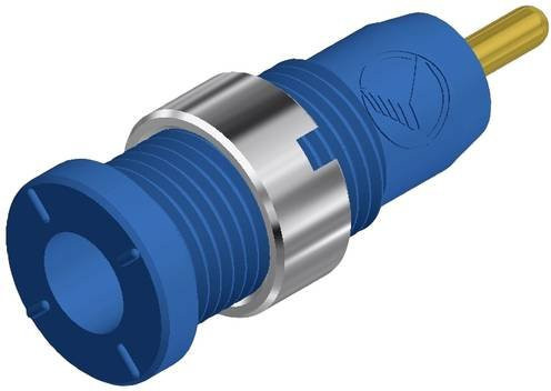 Hirschmann Test & Measurement MSEB 2630 S 1,9 Au Sicherheits-Laborbuchse, vertikaler Einbau, Blau, Stift-Ø: 2mm - Bild 1