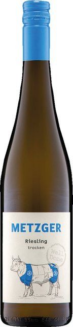Metzger Riesling Weißwein, 2024, Pfalz, trocken, 0,75 l - Bild 1