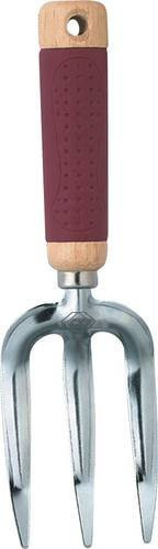C.K G5732 Blumengabel mit Softgriff aus Stahl und Holz in Silber - Bild 1