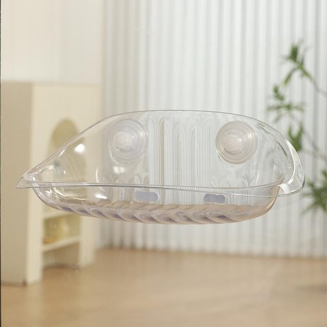 Yiran Furniture Universal Katzenbett Vier Jahreszeiten als Hängebett mit Saugnapf, grau - Bild 1